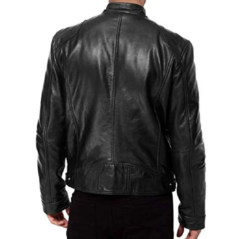Steve Rogers Avengers Endgame Biker Leather Jacket