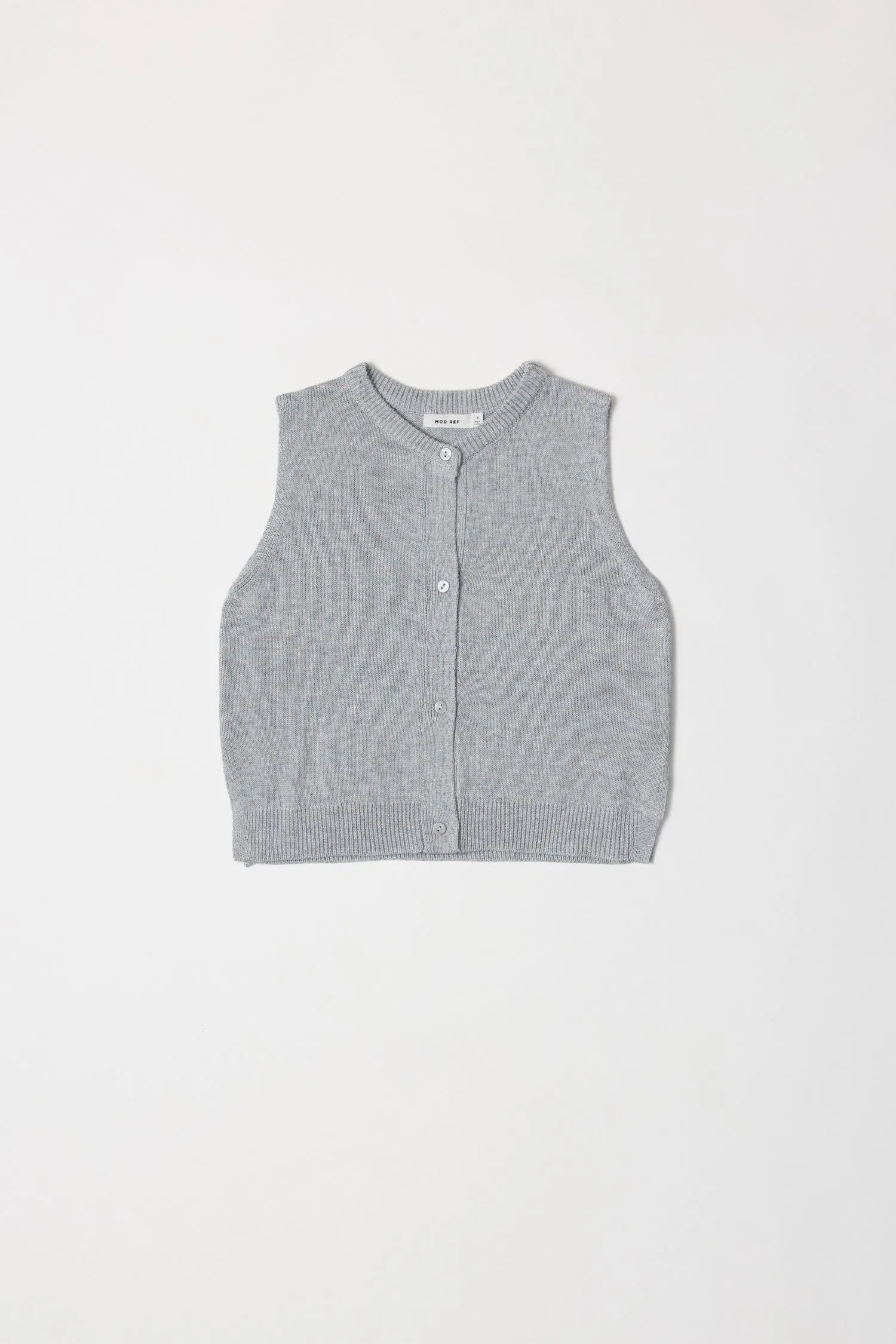 The Ona Vest Heather Grey