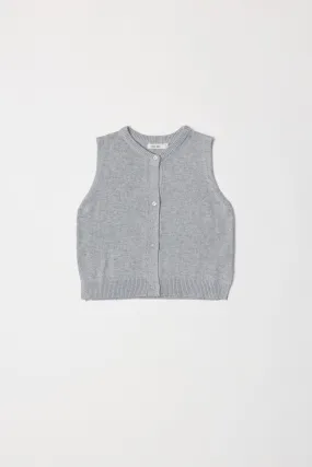 The Ona Vest Heather Grey