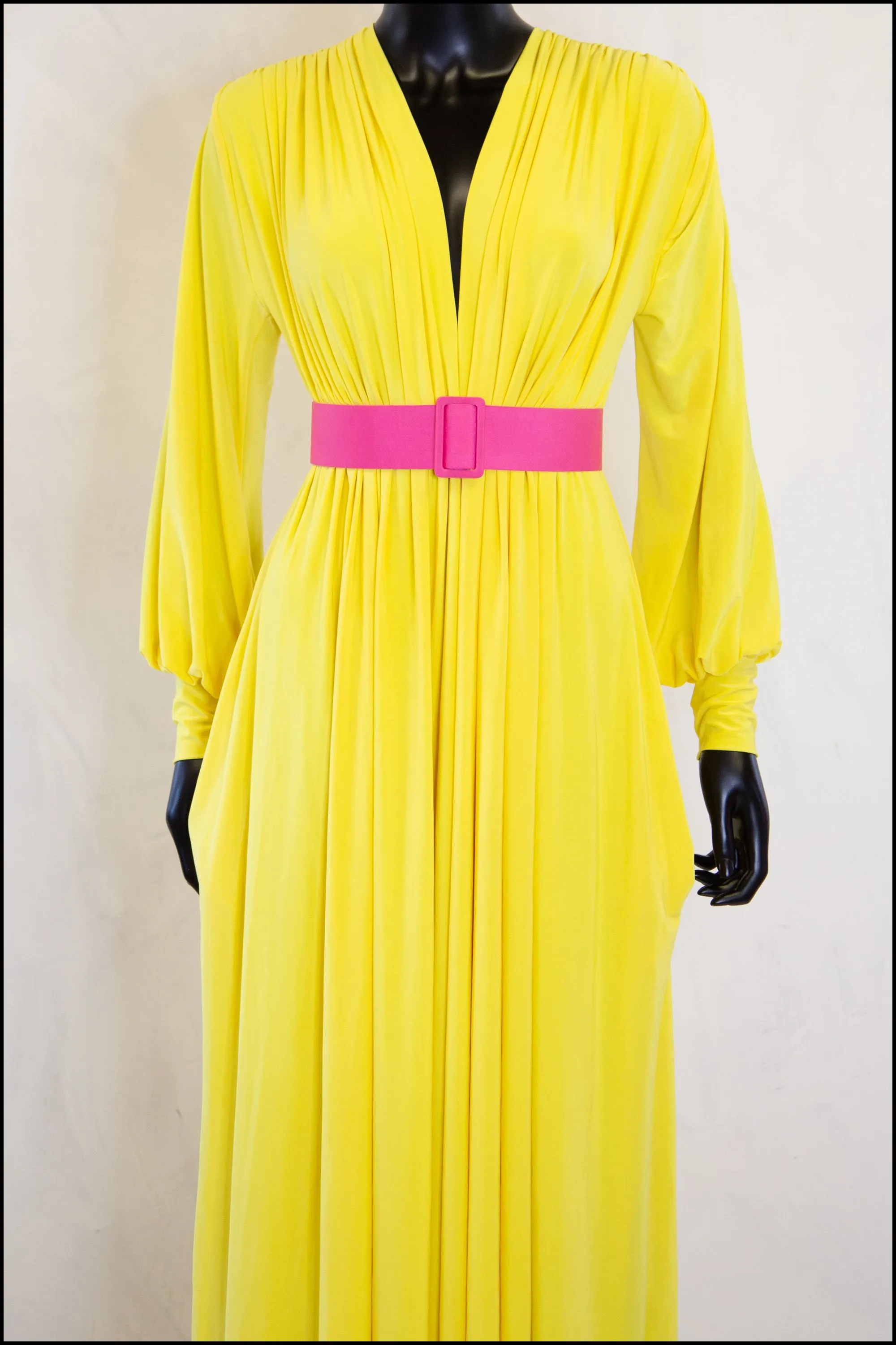Vamp - Canary Yellow Maxi Dress