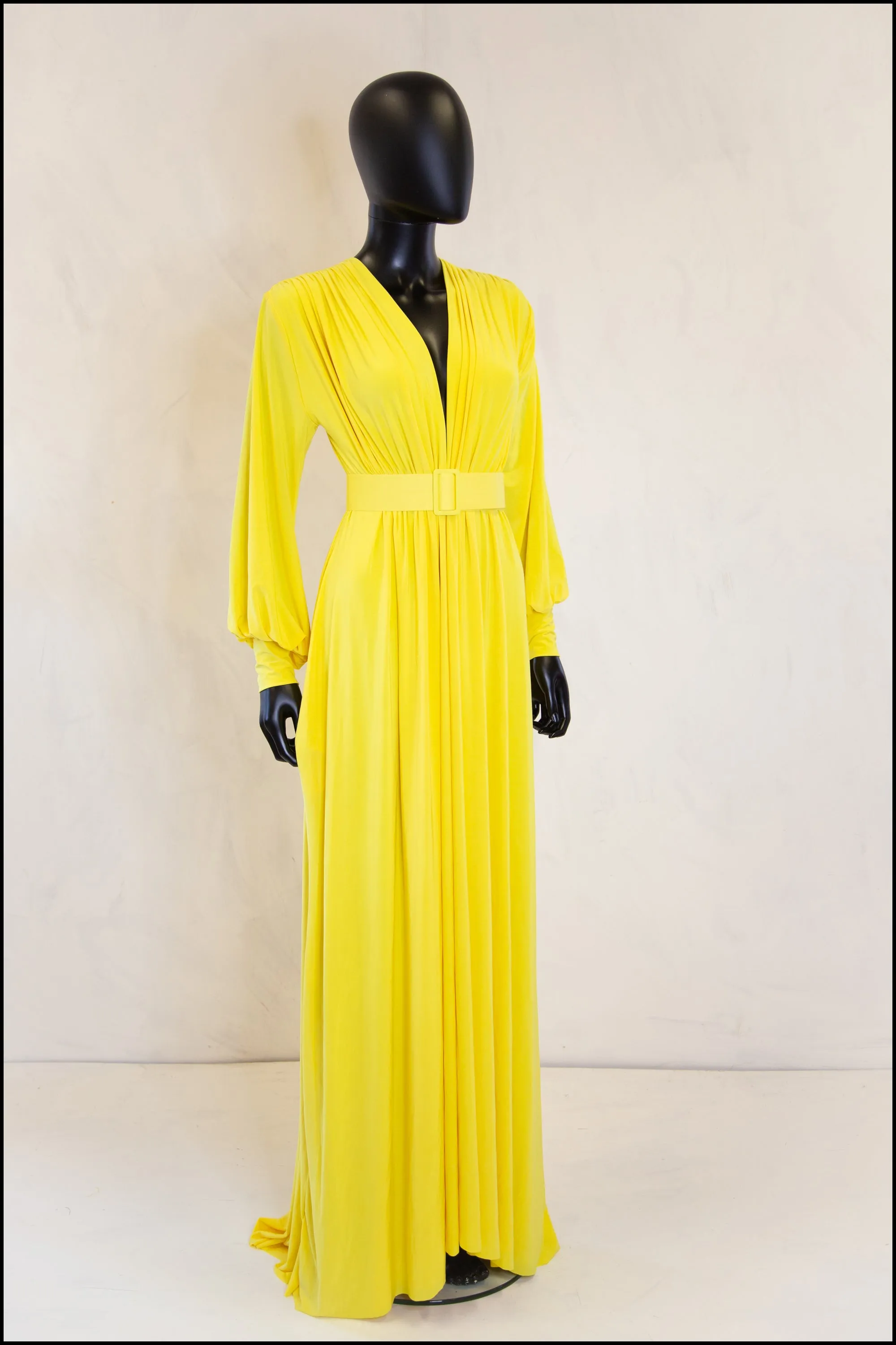 Vamp - Canary Yellow Maxi Dress