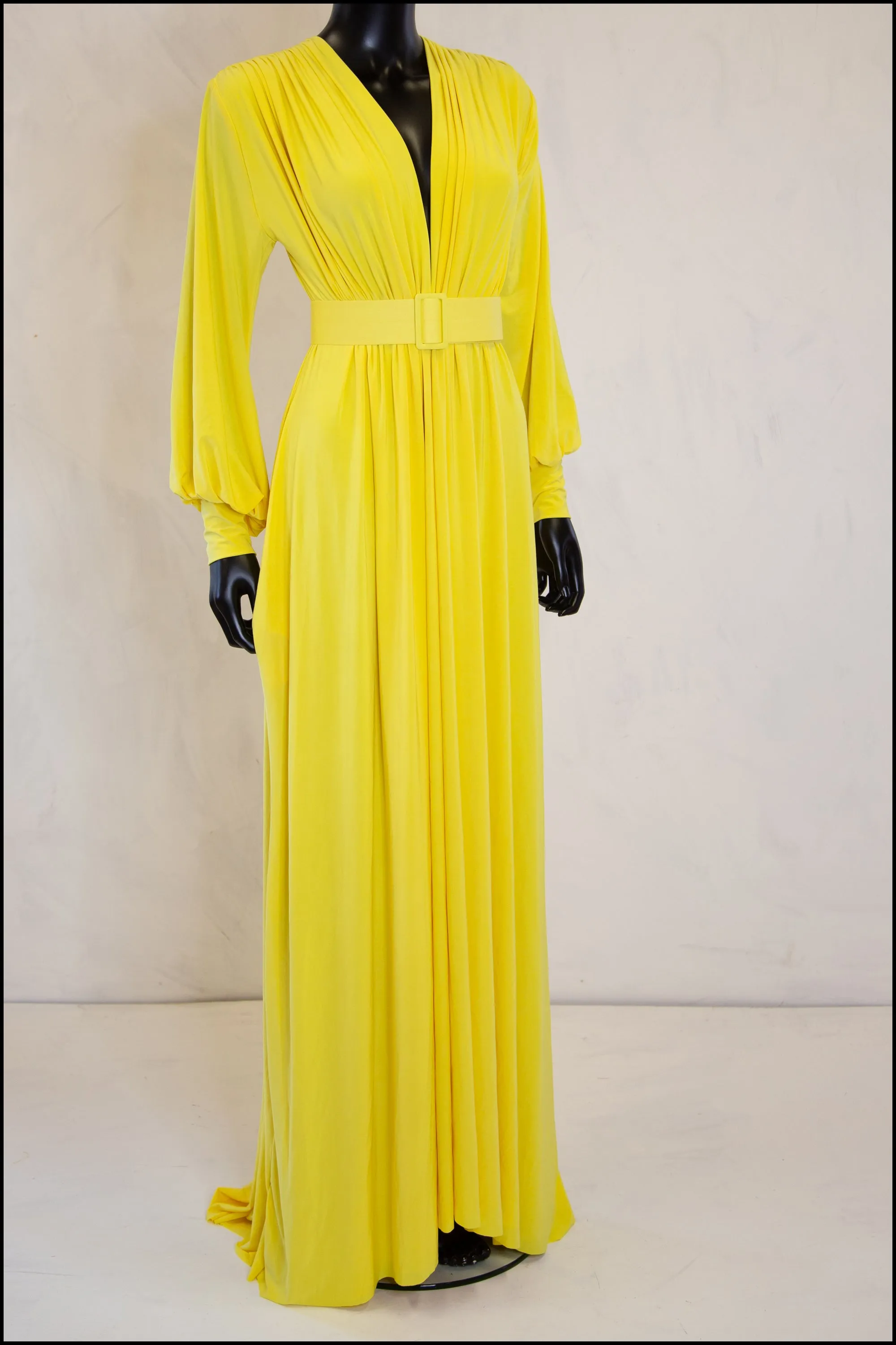 Vamp - Canary Yellow Maxi Dress