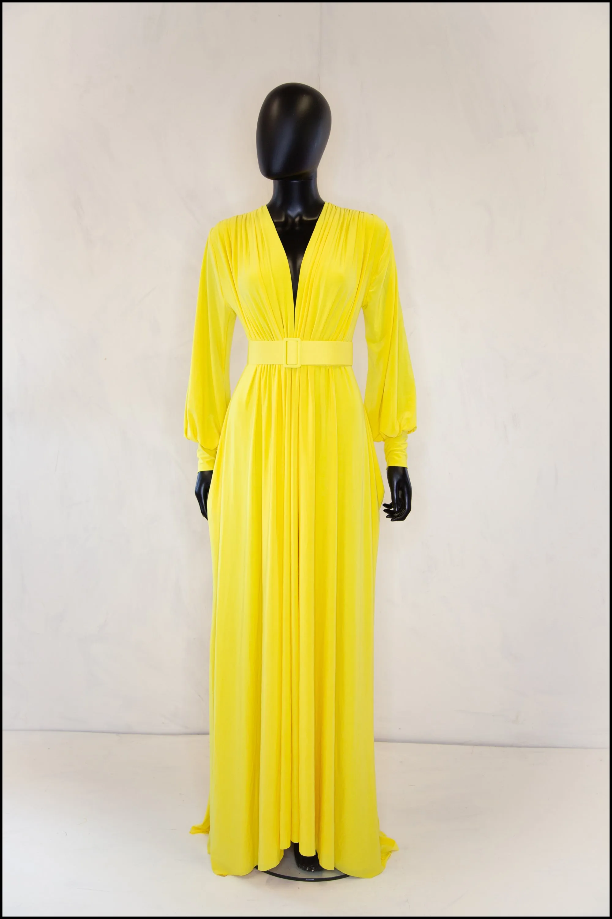 Vamp - Canary Yellow Maxi Dress