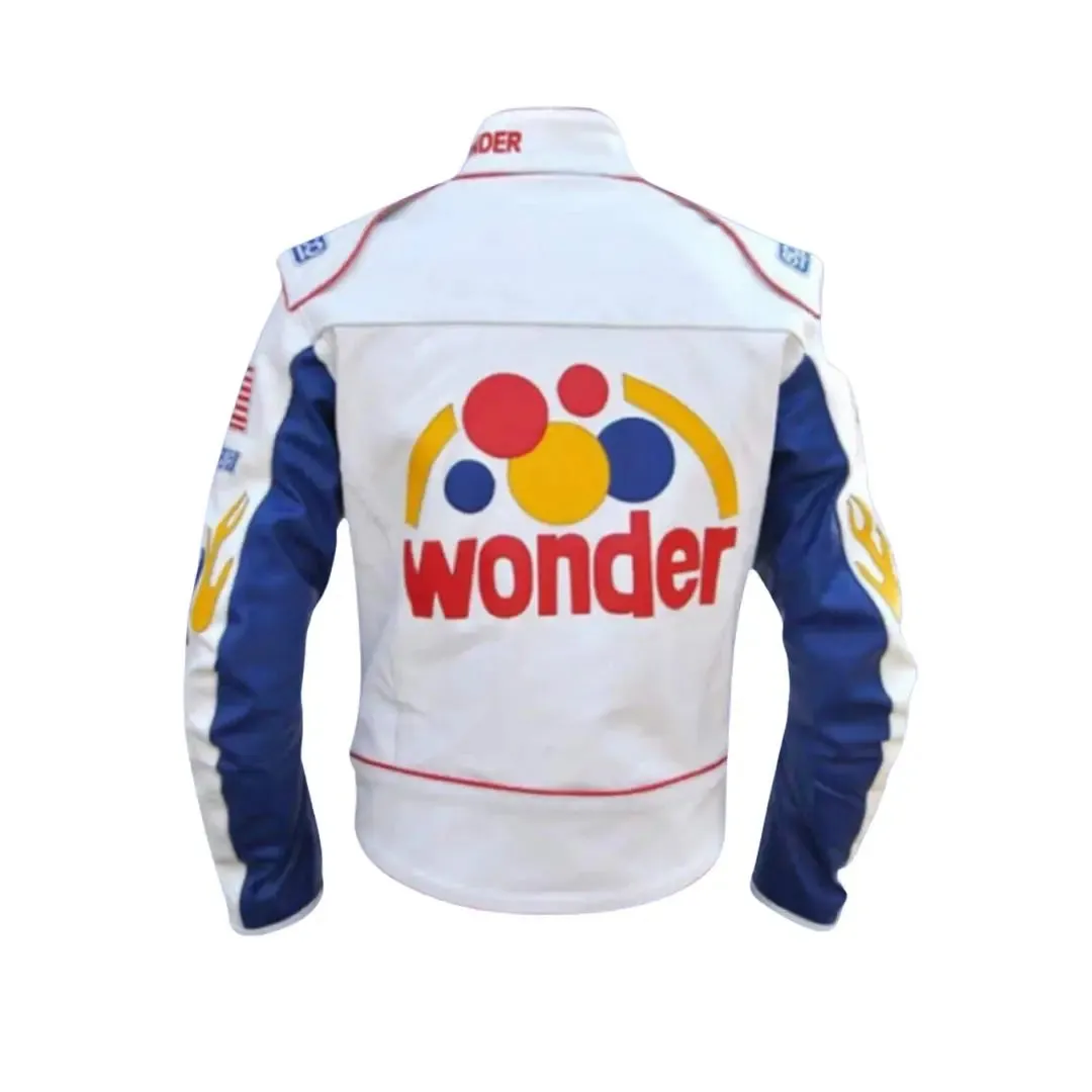 Wonder Bread The Ballad of Ricky Bobby Costume Racing Leather Jacket