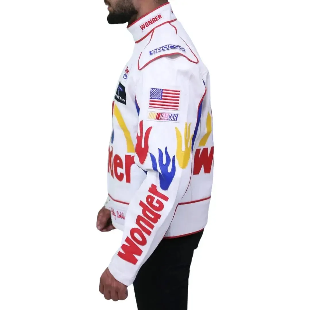 Wonder Bread The Ballad of Ricky Bobby Costume Racing Leather Jacket