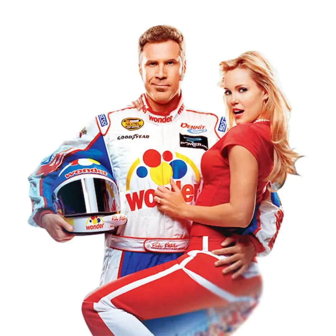 Wonder Bread The Ballad of Ricky Bobby Costume Racing Leather Jacket